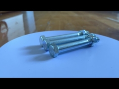 Vite a testa esagonale zincata SAE J429 grado 2 parzialmente filettata